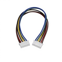 Kabel Harness Elektronik Otomotif Kustom 26AWG JST XH 2.54 4P Male Female Plug Connector Berjaket Tembaga dengan Rating IP20