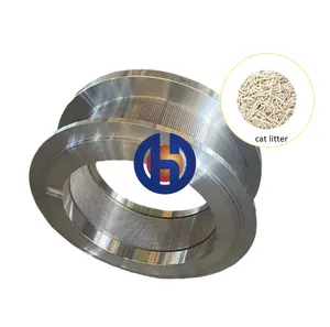 Efficient and stable production of 300T output of 350 cat litter feed pellet ring die matrix die