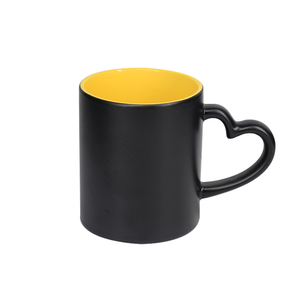 Bán Buôn Cổ Điển 11 Oz 330Ml Hai-Tone Thăng Hoa Tráng Gốm Cốc Cà Phê Tim Xử Lý Máy Rửa Chén An Toàn Không Ngược Tặng - Product Image 5