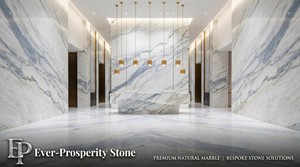 Losa de Mármol Blanco Nube Natural Pulido, Moderno, Exótico para Interiores, para Paredes Decorativas, Pisos, Encimeras, Villas de Lujo y Hoteles - Product Image 2