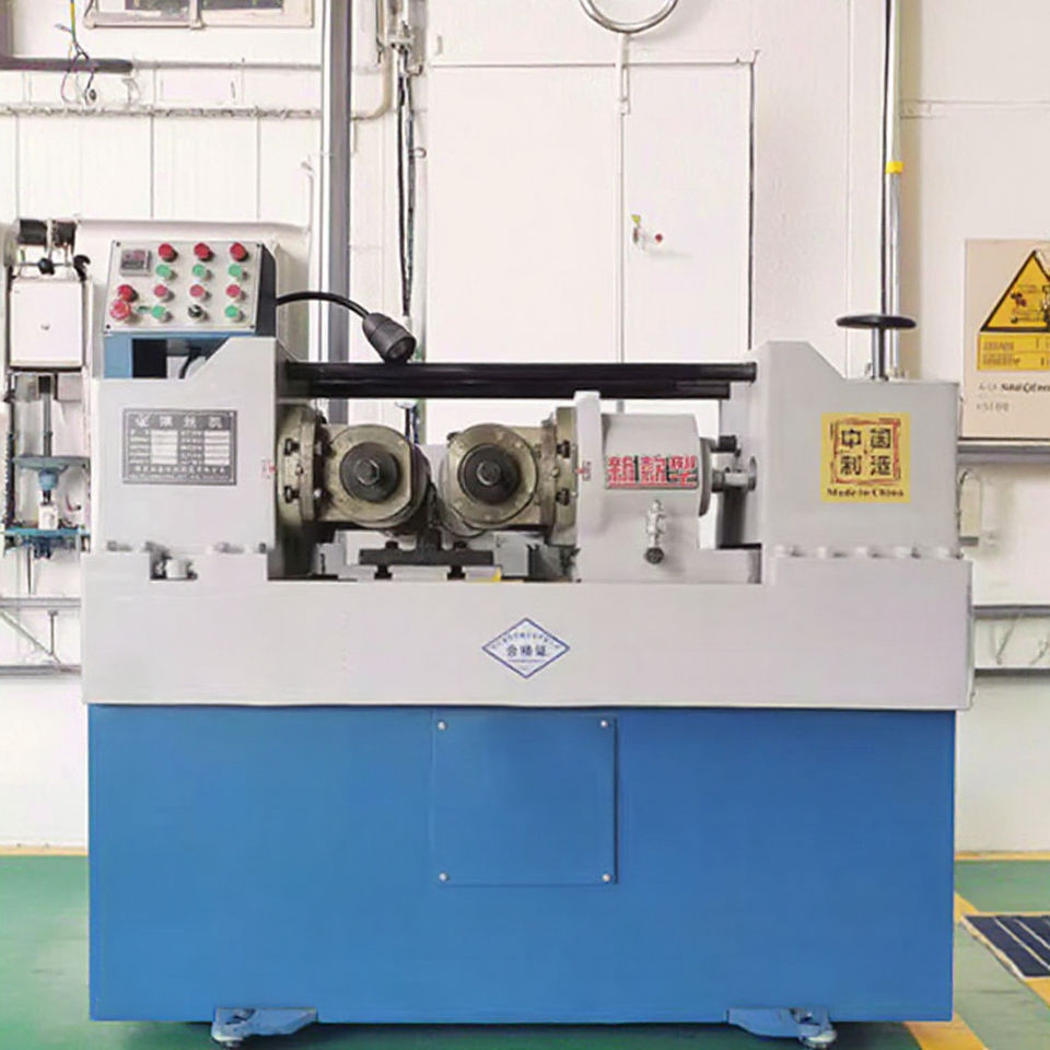 Hydraulic Automatic Thread Rolling Machine Construction Site Knurling ...