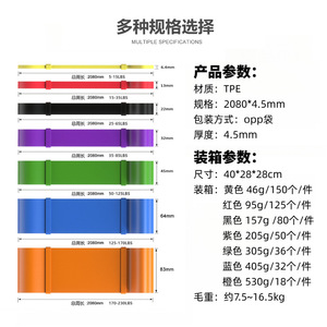 Bandes de Résistance Élastiques Chanxi en TPE Imperméables pour Entraînement Sportif et Soutien aux Tractions – Pack Combiné - Product Image 4