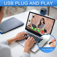 Módulo de Cámara USB GC2083 2MP 1080P, 2.7m, Baja Luz, Bajo Consumo, Sensor de 1/3", 30FPS, Plug & Play para Impresora 3D y Grabador Láser