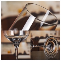 Fabricants de verres en gros – Verres à vin classiques hauts personnalisés en cristal soufflé à la main pour vin rouge avec logo