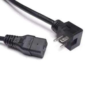 UL 3- wire electrical supplies Nema 5-15p to iec C13 AC power cords extension cords power cable laptop power supply cord