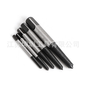 Extractor de tornillos, juego de 5 piezas, acero al carbono métrico con estría en espiral, grado industrial, para extracción de tornillos o pernos dañados - Product Image 2