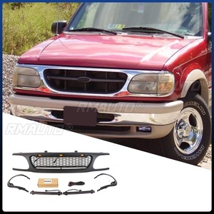 Grille de pare-chocs avant de voiture, grilles de course, calandre pour Ford Explorer 1995-2001, kit carrosserie, accessoires automobiles - Product Image 3