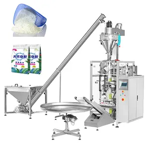 Máquina multifuncional de enchimento de farinha de amido de milho VFFS 1kg-5kg saco de reforço