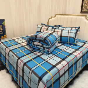 Wholesale Cotton Touch Feeling 6 Pcs Duvet Set with Matching Curtains Floral Printed <b>king</b> <b>Size</b> Comforter Sets Bedding <b>Sheet</b> Set - Product Image 3
