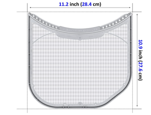 ADQ56656403 Filtro <span class=keywords><strong>de</strong></span> pelusa para <span class=keywords><strong>secadora</strong></span> Reemplazo <span class=keywords><strong>de</strong></span> filtro <span class=keywords><strong>de</strong></span> pantalla <span class=keywords><strong>de</strong></span> trampa <span class=keywords><strong>de</strong></span> pelusa para <span class=keywords><strong>secadora</strong></span> LG <span class=keywords><strong>y</strong></span> llantas <span class=keywords><strong>de</strong></span> torres <span class=keywords><strong>de</strong></span> lavado sin sello <span class=keywords><strong>de</strong></span> fieltro - Product Image 2