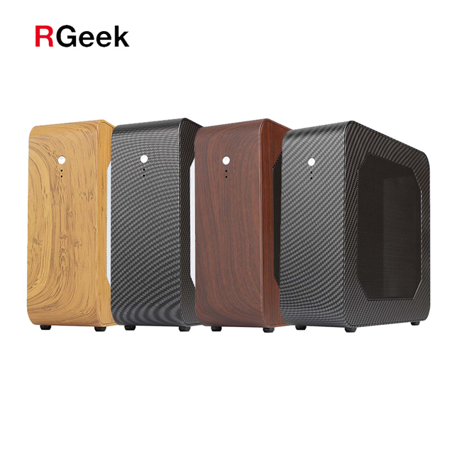 RGeek Full Aluminum Mini PC Chassis Fanless Computer Accessories PC ITX Case HTPC Mini ITX Case