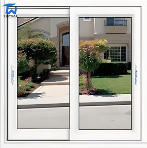 <span class=keywords><strong>Finestra</strong></span> Scorrevole a <span class=keywords><strong>Doppia</strong></span> <span class=keywords><strong>Anta</strong></span> in PVC ad Alta Sicurezza con Maniglie e Serrature Antifurto - Product Image 4