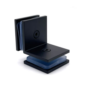 Hardware de pantalla de ducha sin marco, Clip de esquina cuadrada, accesorios de puerta de vidrio, abrazaderas, soporte, accesorios de puerta de vidrio - Product Image 4