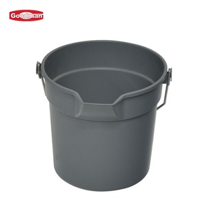 Seau d'eau portable en plastique de 10 litres avec poignée en plastique, seau en plastique - Product Image 2