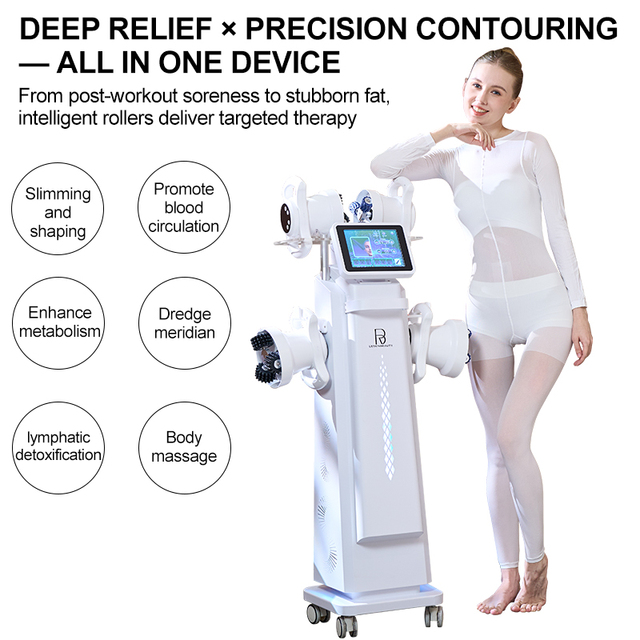 Spa Salon Inner Ball Roller Body Slimming Anti Cellulite Lymphatic Drainage Massage Machine 220V OEM ODM Manufacturer