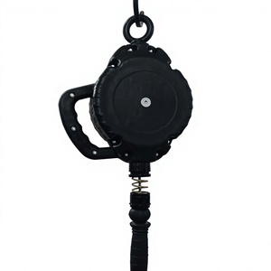 Línea de Vida Autorretráctil con Anillo en D de Acero, Protección Contra Caídas, Longitud Ajustable, Hebilla de Conexión Rápida, Resistencia a la Rotura de 500 kg, Robusta - Product Image 3