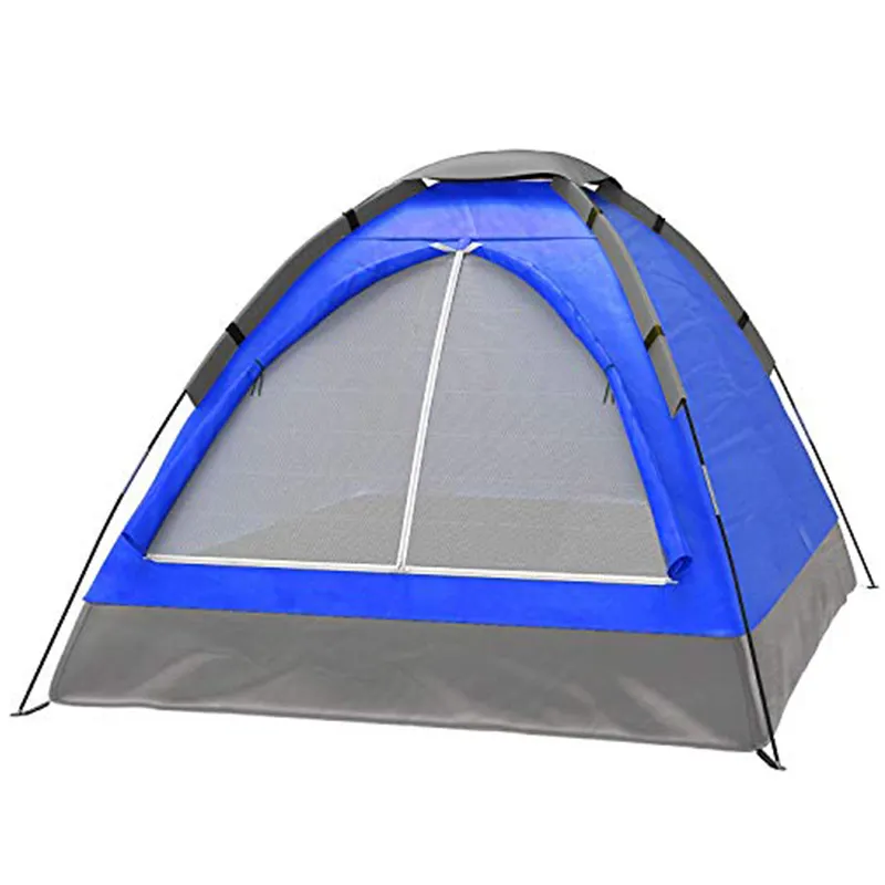 2-3 אדם כיפת בית קמפינג אוהל עם רשת דלת אוהלים חיצוני נסיעות זול נייד אור משקל זוג ארבעה-עונה אוהל