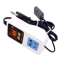 Prise thermostatique W2023 110V-220V avec contrôleur d'humidité numérique et capteur