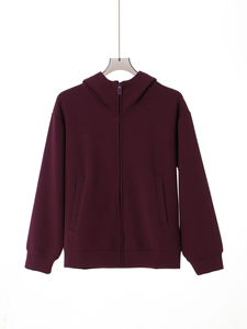 Produttori di abbigliamento personalizzato 400G stile autunno inverno in tinta unita Cardigan <span class=keywords><strong>con</strong></span> cerniera a collo alto cappotto Unisex <span class=keywords><strong>felpa</strong></span> Casual <span class=keywords><strong>con</strong></span> <span class=keywords><strong>cappuccio</strong></span> - Product Image 5