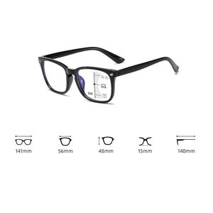 نظارات MK250114 الكلاسيكية الجديدة بيسي مربع <span class=keywords><strong>Bifocal</strong></span> نظارات القراءة التقدمية المضادة للضوء الأزرق TR90 الكمبيوتر تعمل بعيدة النظر - Product Image 4