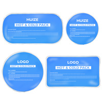 Sac de compresse chaud et froid en gel PVC le plus vendu en Europe Sac de glace de refroidissement physique carré rond réutilisable