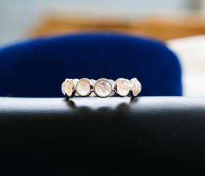 Anillo de Cuarzo Rutilado Dorado Natural Divine Strands con Plata de Ley 925, Anillo de Estilo Lujoso - Product Image 2