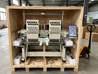 Machine à broder les casquettes à 6 têtes, machine à broder informatisée à tête unique