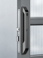Cerradura Inteligente para Puerta de Casa con Huella Dactilar de Aleación de Aluminio, Cerraduras Inteligentes con Tarjeta de Proximidad Resistentes al Agua y Convenientes con APP