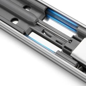 Scorrevole del cassetto del binario della guida del tavolo telescopico del produttore cinese a chiusura automatica a 3 pieghe - Product Image 5