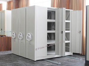 ชั้นวางของแบบเคลื่อนย้ายได้ตู้เก็บเอกสารเหล็กสำหรับสำนักงานตู้เก็บของเคลื่อนที่ได้ - Product Image 4