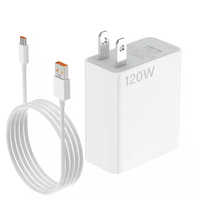 Pengisi Daya Cepat 33W Kualitas Original Adaptor Colokan US EU Pengisi Daya Perjalanan untuk Redmi Xiaomi HC44