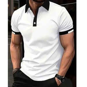 Polo de golf slim fit pour homme, séchage rapide, manches courtes, anti-transpiration, t-shirt décontracté pour le tennis - Product Image 4