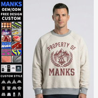 Sweat-shirts pour hommes avec logo imprimé personnalisé, coupe ample, décontractés, mode, luxe, pour la salle de sport, l'entraînement et la remise en forme