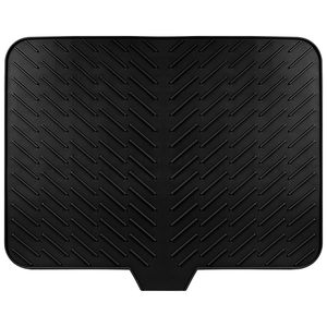 Tapete de Silicona Rectangular Grande Aislante para Secado, Escurridor Inclinado para Platos, Bandeja de Drenaje de Agua, Minimalista, Moderno, Sencillo, para Picnic o Bar - Product Image 6