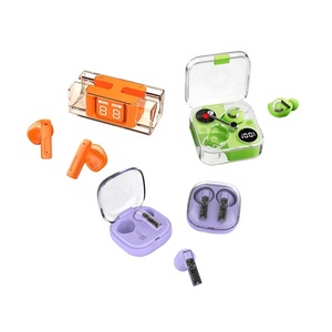 YX08 YX06 R12 E50 หูฟังไร้สายแบบสปอร์ต กันน้ำ ดีไซน์ใหม่ พร้อมจอ LED รองรับ OEM แบรนด์โลโก้ E89 E90 F9 M10 - Product Image 2