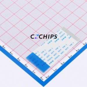 FFC-1.0-22P-50mm-B FFC Cable (Flexible Flat Cable) P=1mm Connector 22P 1mm 0.3mm Reverse - Product Image 1