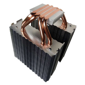 Refroidisseur de semi-conducteurs/dissipateur thermique, plaque de refroidissement, dissipateur thermique à tube de cuivre, refroidisseur de processeur, unité de refroidissement, refroidisseur à double tour M575 - Product Image 1