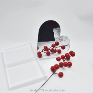 Chất Lượng Cao Dán Gương Vàng Trái Tim Acrylic Gương Cho Trang Trí Không Thể Phá Vỡ Gương Nhà Máy Trực Tiếp Cắt Chế Biến - Product Image 5