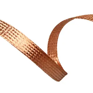 Excellent heat dissipation electronics industry braided tape tinned copper cable sleeve