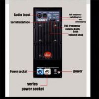 Nouvel amplificateur de puissance en métal 2500 Watts, 1500W réels, module de haut-parleur actif 8 ohms, subwoofer de classe D