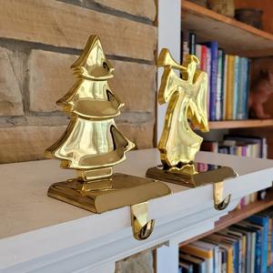 2025 Aluminium <b>Christmas</b> Tree Shape <b>Stocking</b> Holder for Indoor & Outdoor Decor Best Seller - Product Image 2