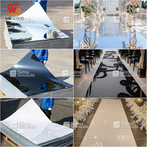 Tapis miroir de mariage réfléchissant, tapis de sol épais de 0,<span class=keywords><strong>2</strong></span> mm, chemin de table miroir pour décorations de fête intérieures/extérieures - Product Image 6