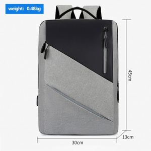 Sac à dos de luxe unisexe personnalisé avec logo pour étudiants, voyage, affaires, étanche, avec port USB, pour ordinateur portable, design sac à dos scolaire - Product Image 5