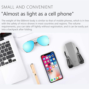 Máy Bay Không Người Lái HD Đẹp Có Thể Gập Lại Đồ Chơi Cho Trẻ Em Điều Khiển Từ Xa Ngoài Trời FPV WiFi Camera Kép E88 4K Camera Kép - Product Image 2