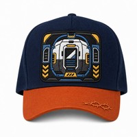 Casquette de baseball personnalisée avec broderie Old English, 5 panneaux, visière incurvée, style Dad Hat, streetwear urbain West Coast, vente en gros, faible MOQ