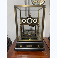 Horloge de table mécanique à mouvement à boule oscillante Congreve, design nouveau, bronze antique 12s
