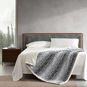 Vente en gros de couverture de lit en molleton de flanelle de Noël draps de lit canapé Sherpa <span class=keywords><strong>Plaid</strong></span> fabrication de décoration intérieure d'hiver technique tissée - Product Image 4