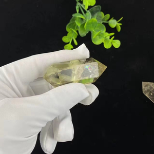 Obelisco de Citrino Natural al por Mayor, Espécimen Mineral Curativo de Cristal, Cristal de Doble Punta Hola Jiangsu - Product Image 6