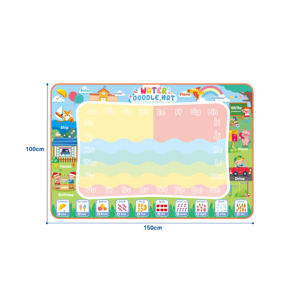 Große wieder verwendbare magische Wasser Leinwand Spiel matte Frühe Bildung Klares Wasser Graffiti Puzzle Muster Schreiben Zeichnung Spielzeug Box Papier - Product Image 3