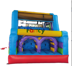 Juego Inflable con Obstáculos Giratorios, Postes Inflables para Obstáculos, Pista de Obstáculos Inflable para Niños Pequeños en Oferta - Product Image 1